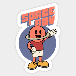 Space boy Sticker